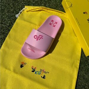 OFF White Kids Slides